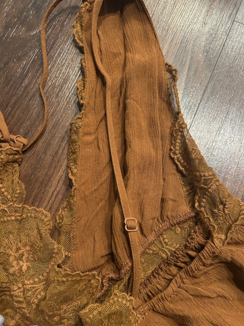 Free people Lace Trim Double Strap Tank - Picture 7 of 8